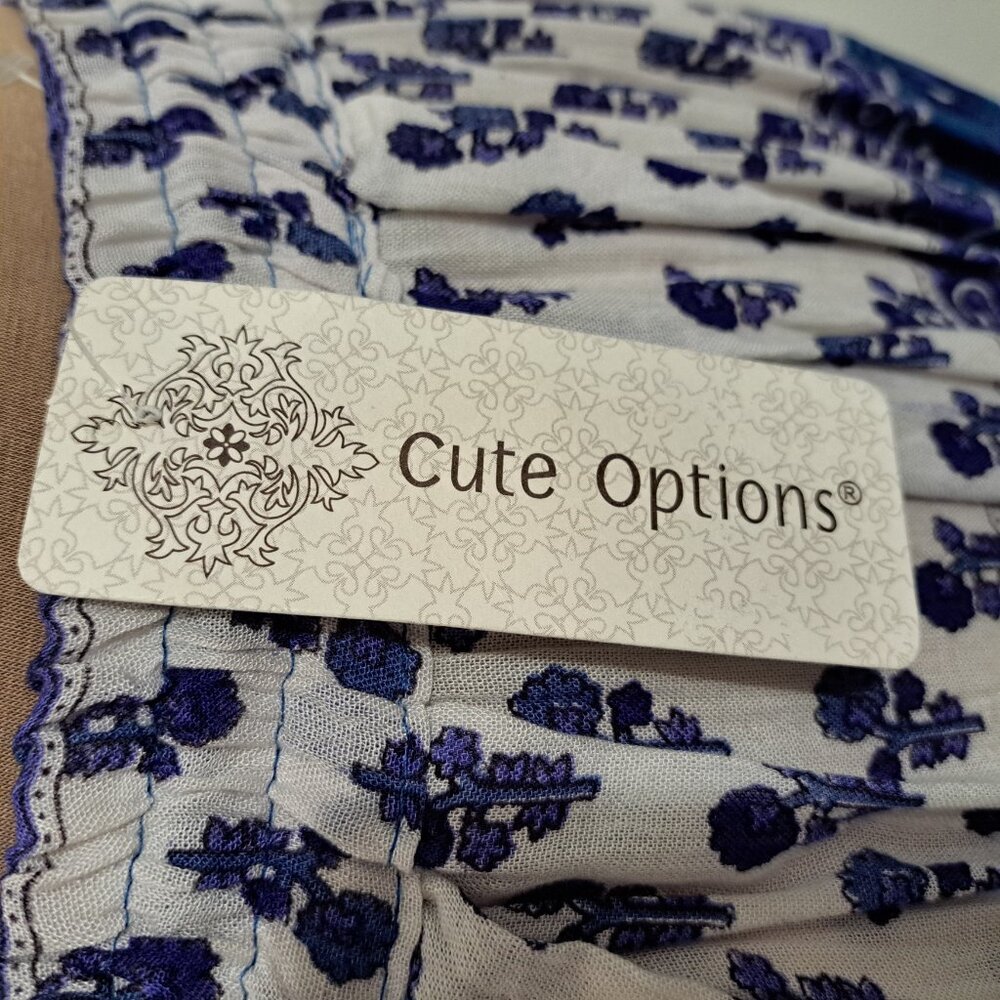 Cute Options Women's Floral Maxi Skirt Multicolor Free Size NWT - Picture 3 of 9